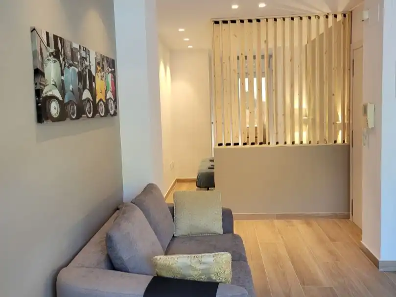 Wohnzimmer von Wohnung zur Miete in Valencia mit Klimaanlage, Heizung und Möbliert