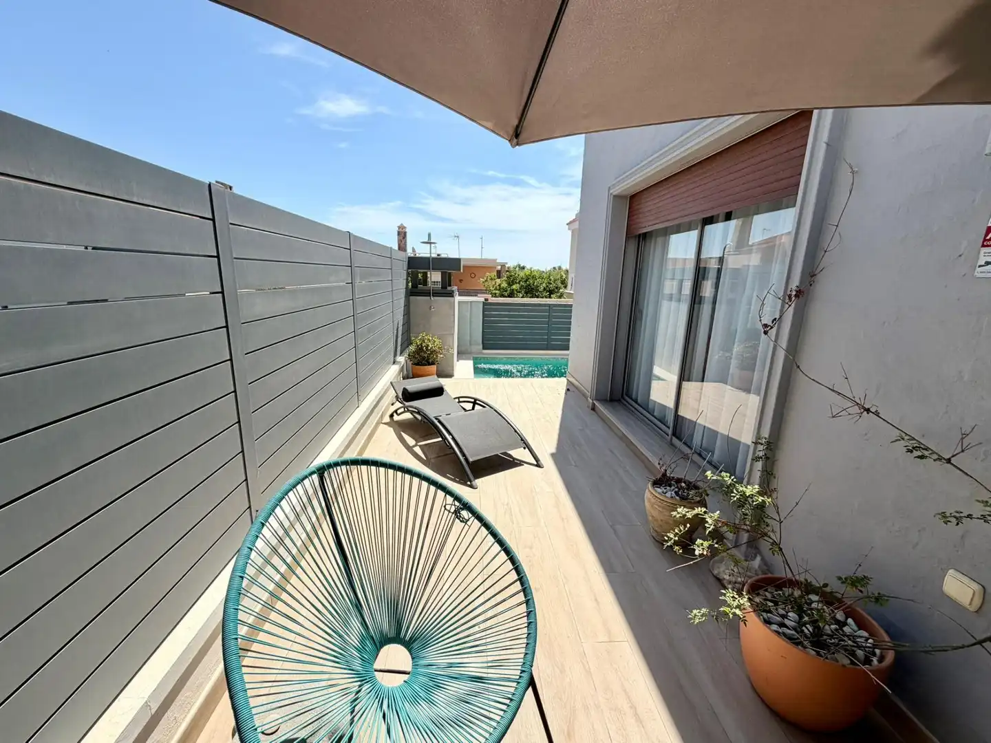 Terraza de Casa o chalet en venta en Almería con Trastero y Piscina