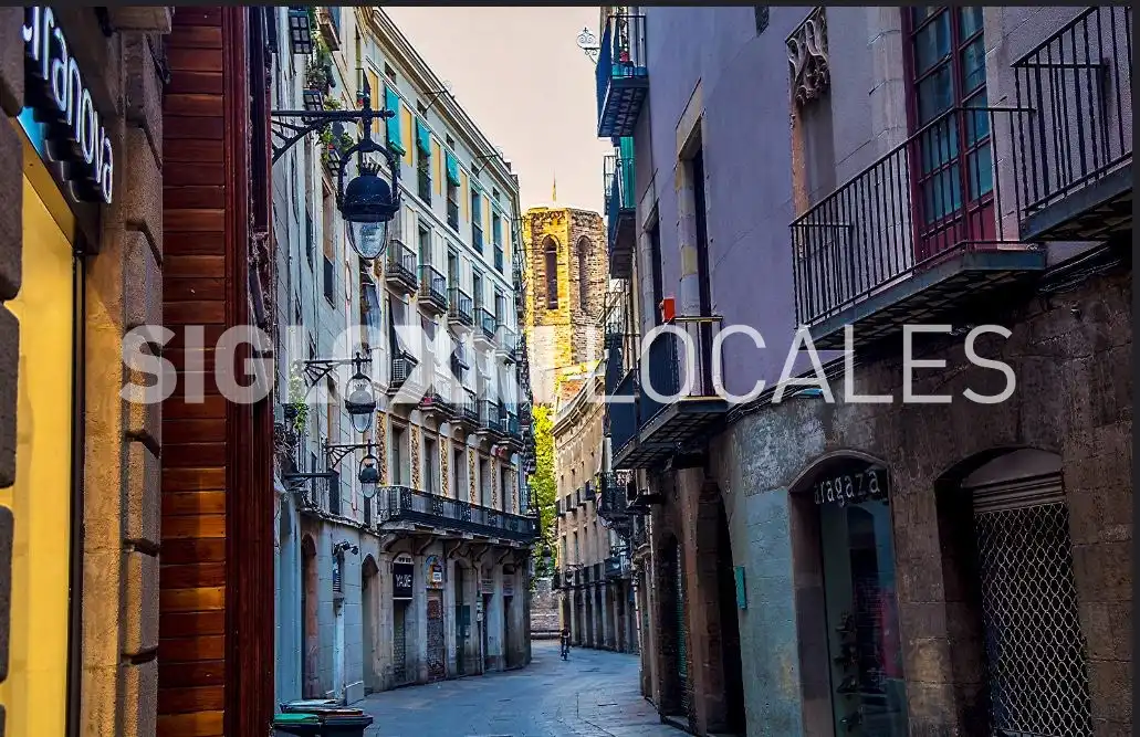 Vista exterior de Local de alquiler en Barcelona con Aire acondicionado