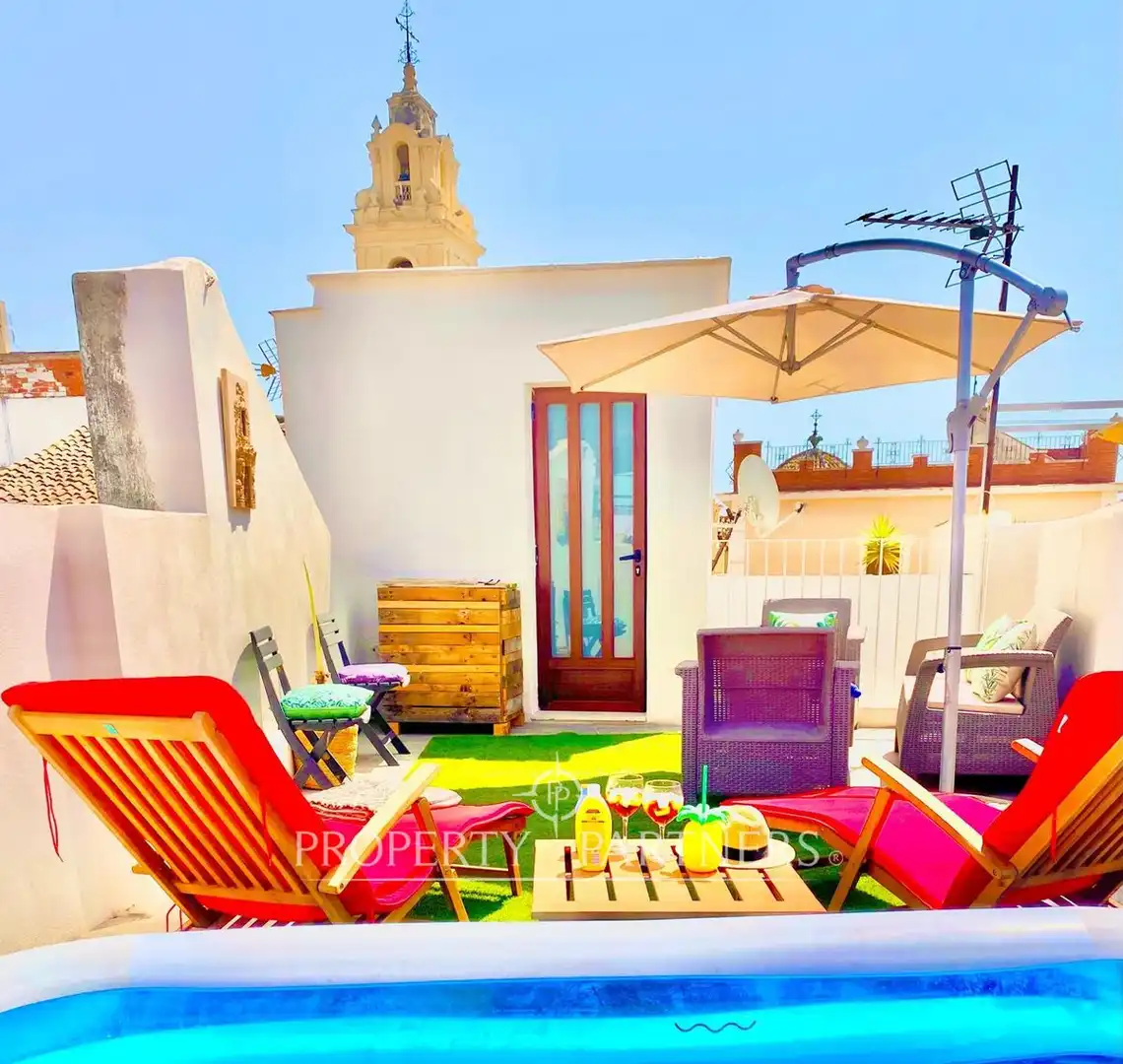 Terrace of Country homes for sale in El Real de Gandia  with Air Conditioner, Heating and Terrace