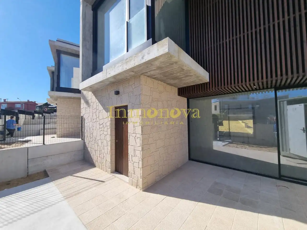 Terraza de Casa adosada en venta en Nigrán con Calefacción, Jardín privado y Terraza
