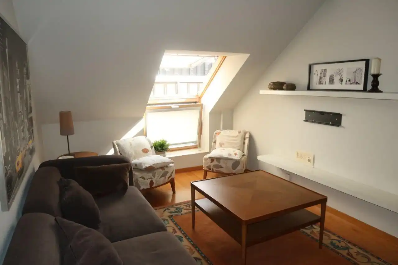 Living room of Flat for rent in A Coruña Capital   with Heating and Furnished