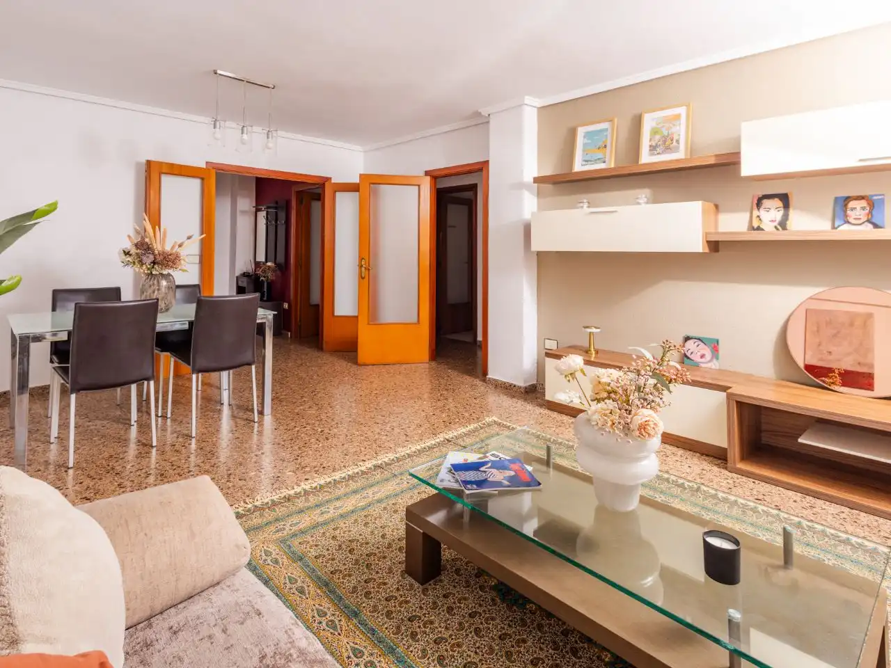 Sala de estar de Piso en venta en Sagunto / Sagunt con Terraza