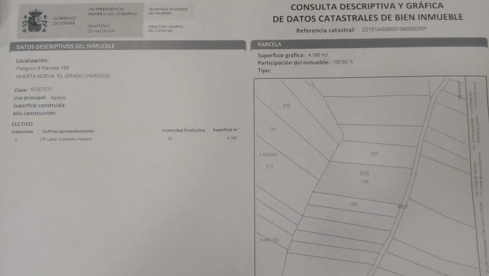 Terreni e lotti in vendita a El Grado, imagen 2
