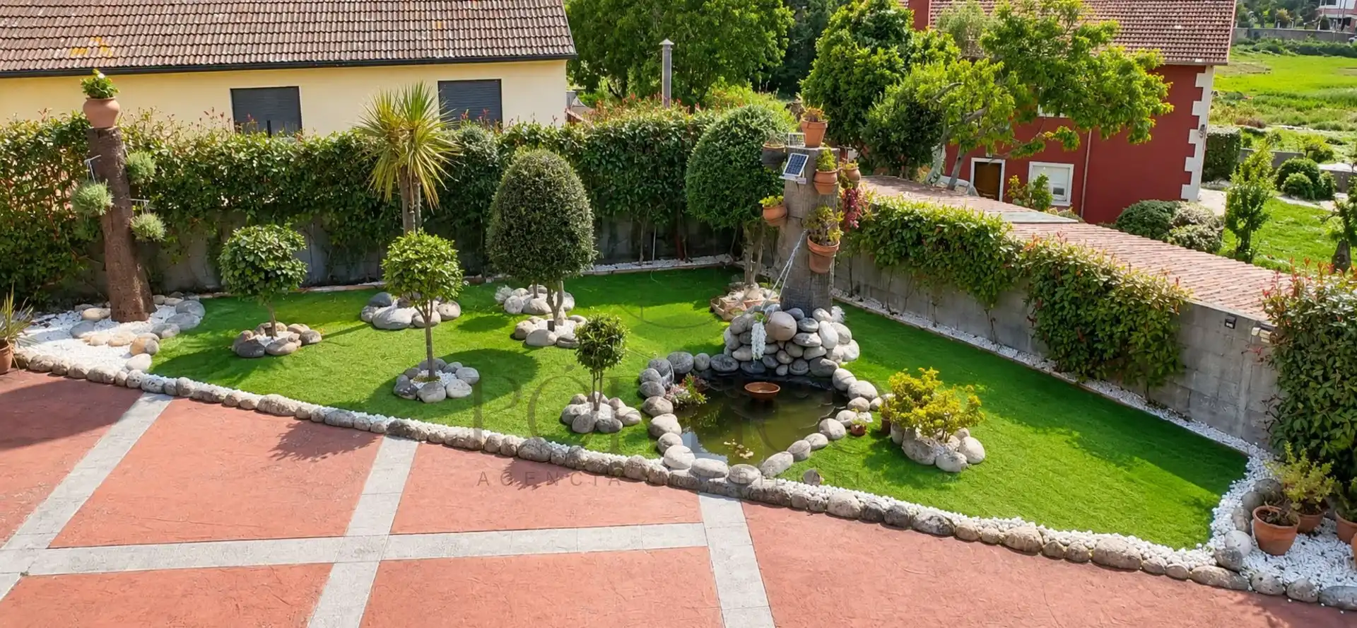 Jardín de Casa o chalet de alquiler en Gondomar con Jardín privado, Piscina y Amueblado