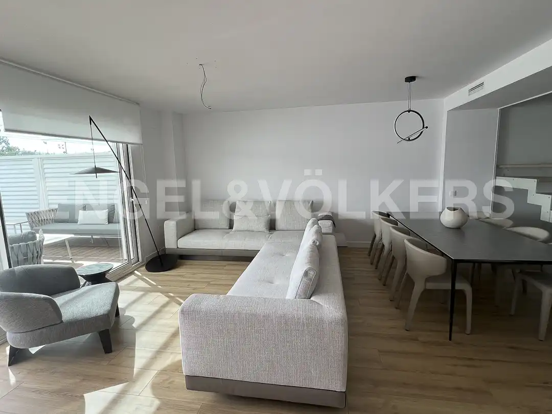 Sala d'estar de Casa o xalet de lloguer en Gavà amb Aire condicionat, Calefacció i Jardí privat
