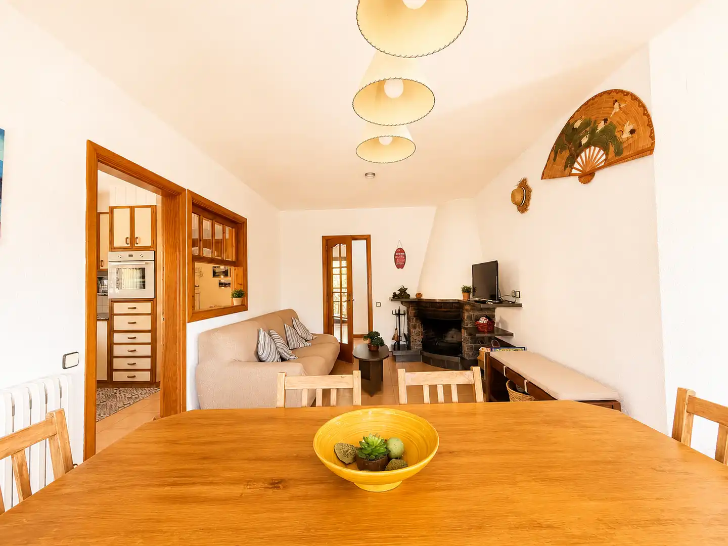 Sala de estar de Piso en venta en Tavèrnoles con Calefacción