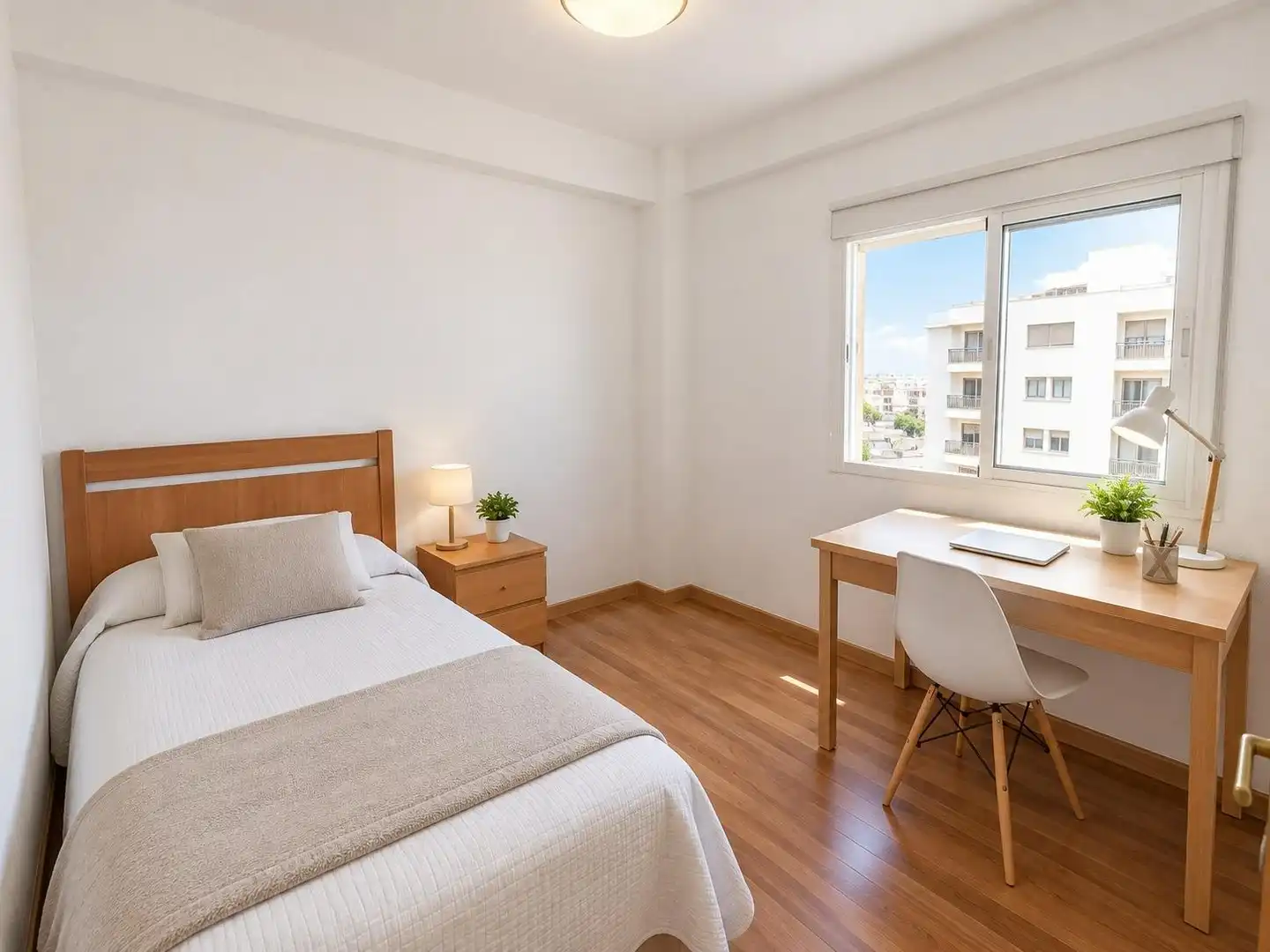 Bedroom of Flat for rent in Málaga  with Terrace and Furnished