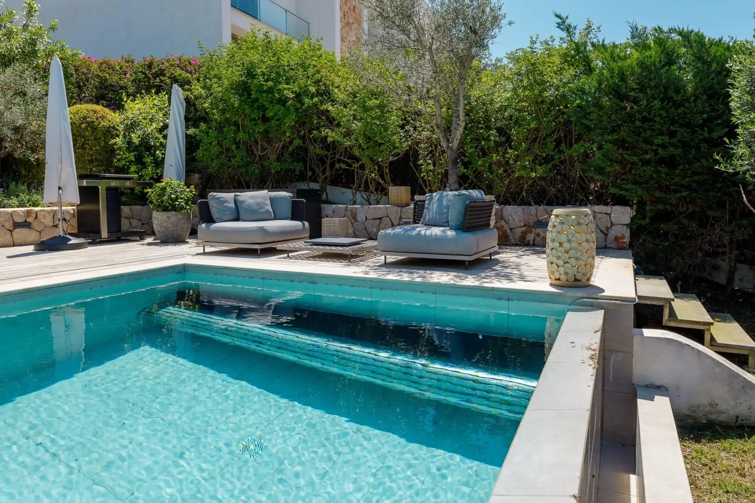 Piscina de Casa o xalet en venda en Calvià amb Aire condicionat, Calefacció i Parquet