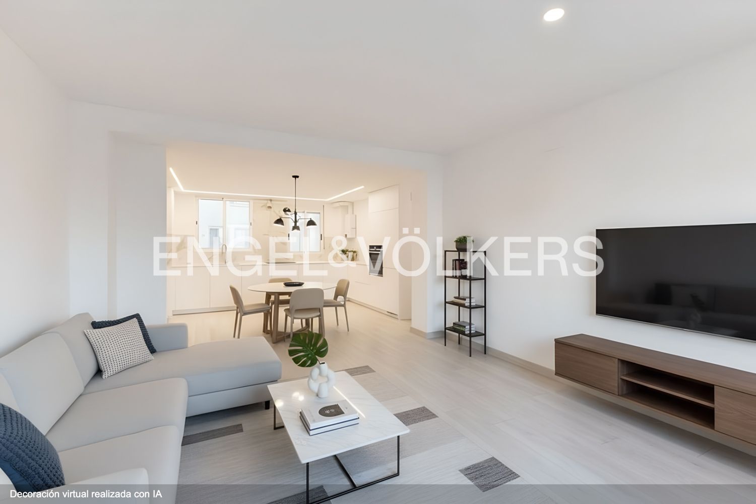 Sala d'estar de Apartament en venda en  Valencia Capital amb Calefacció i Balcó