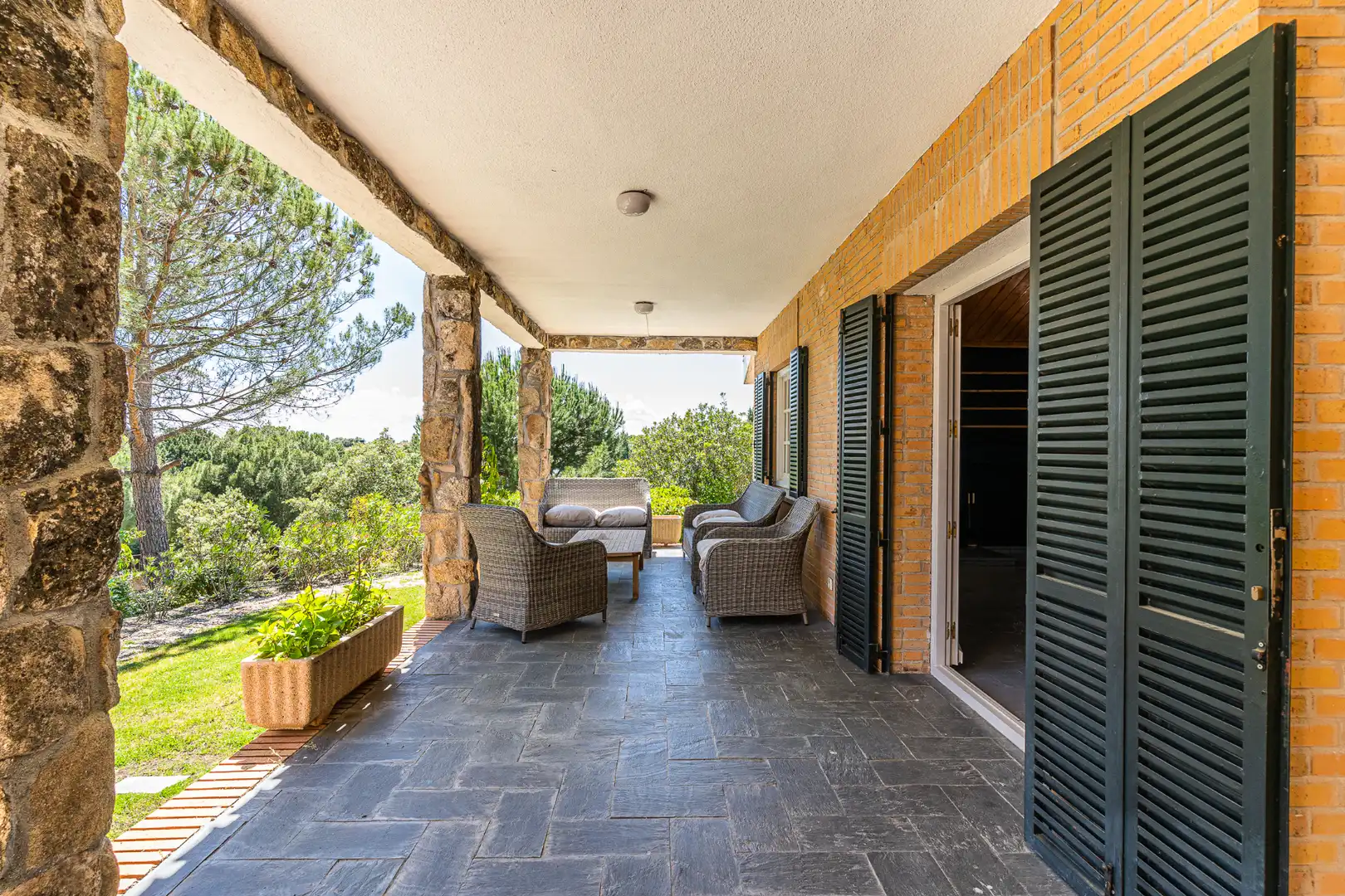Terraza de Casa o chalet en venta en Las Rozas de Madrid con Aire acondicionado, Calefacción y Jardín privado