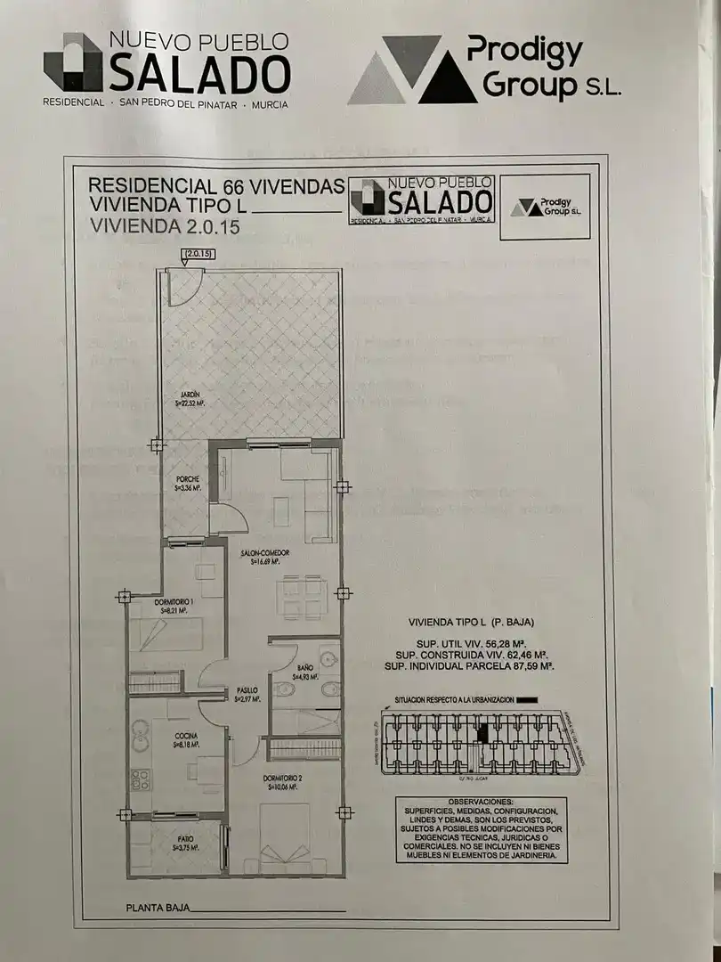 Planta baixa en venda en San Pedro del Pinatar amb Aire condicionat