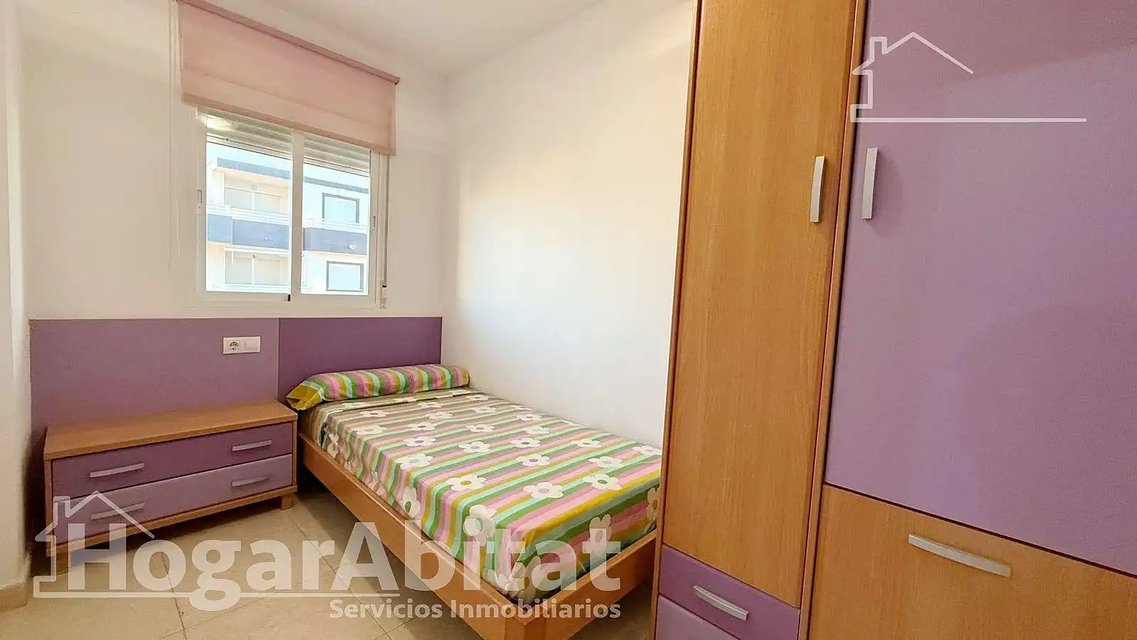 Bedroom of Flat for sale in Piles  with Private garden, Terrace and Furnished