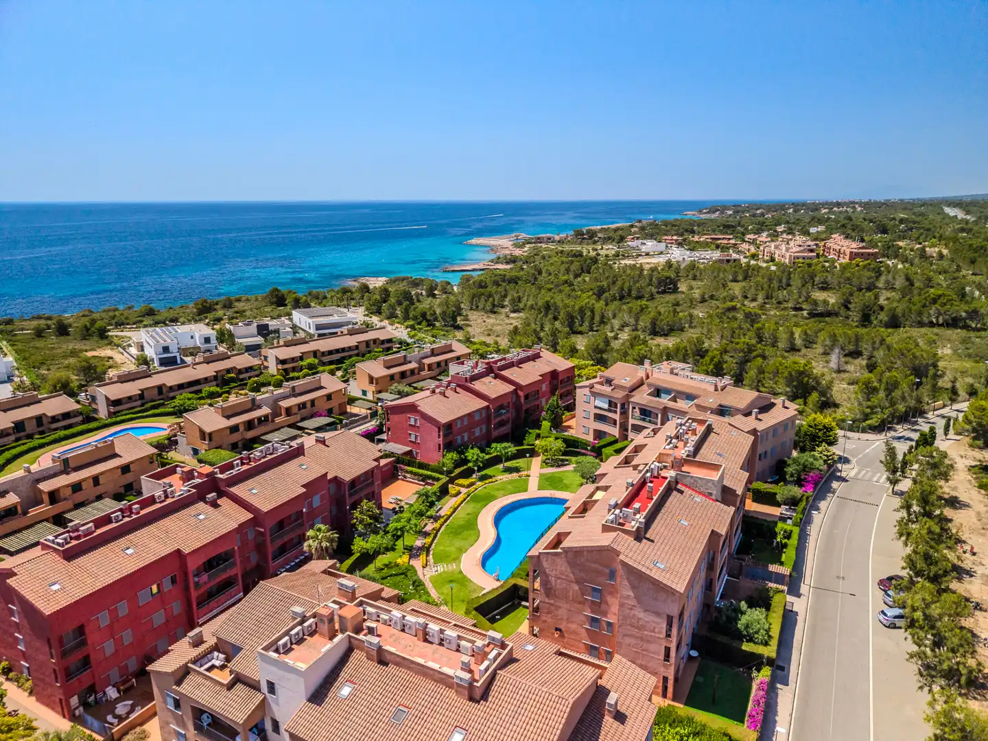 Vista exterior de Dúplex en venta en L'Ametlla de Mar  con Aire acondicionado, Calefacción y Terraza