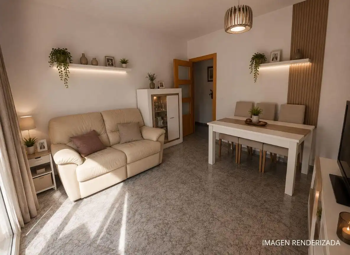 Living room of Flat for sale in Sant Andreu de la Barca  with Air Conditioner
