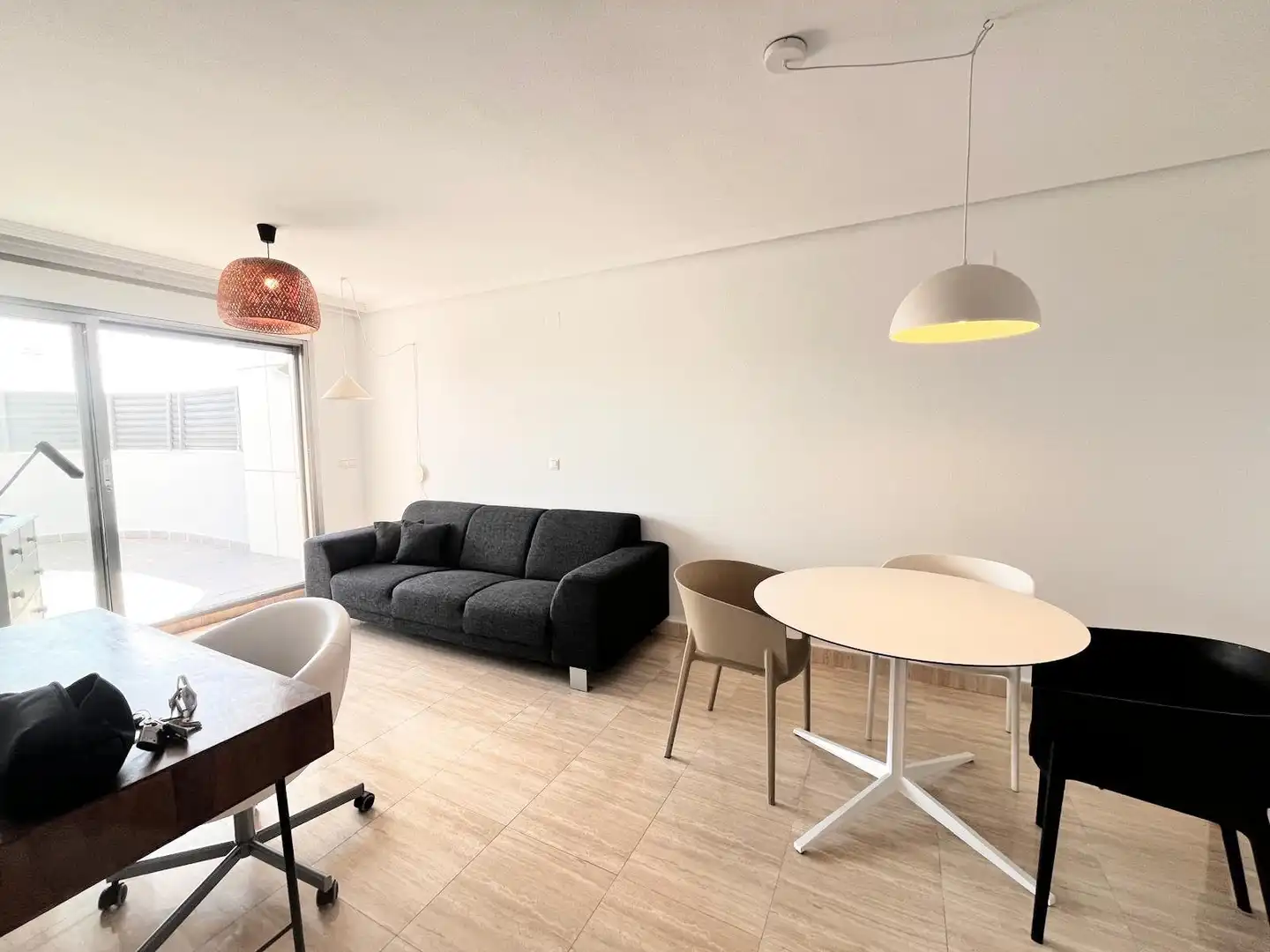 Living room of Ground floor for rent in L'Alfàs del Pi  with Air Conditioner, Heating and Terrace