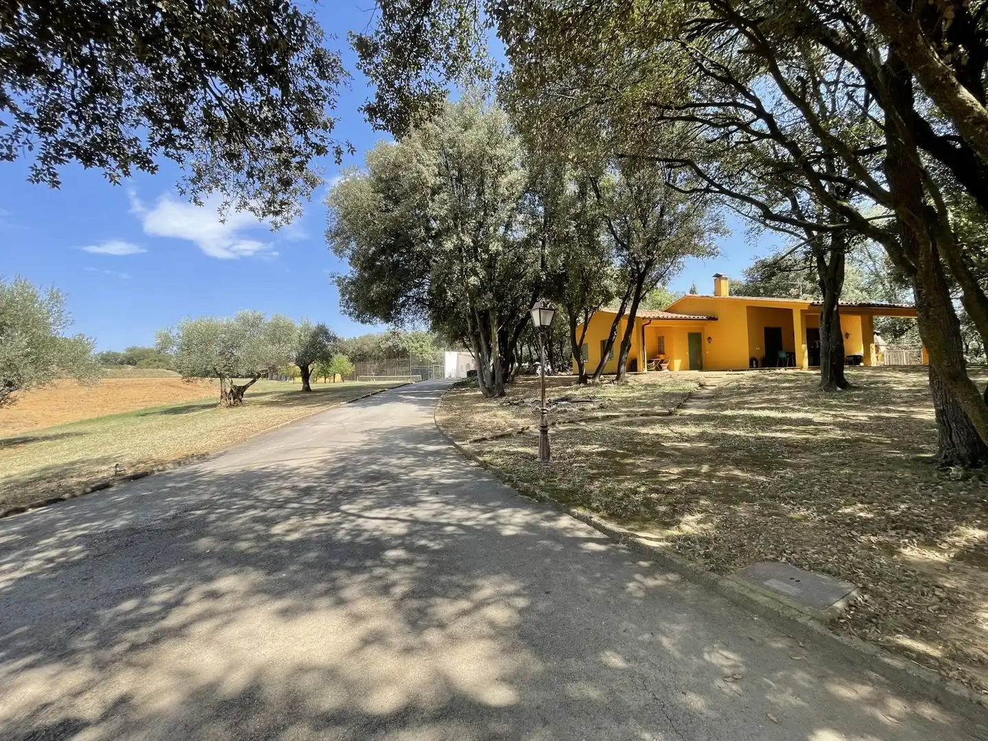 Vista exterior de Finca rústica en venta en Cornellà del Terri con Trastero y Piscina