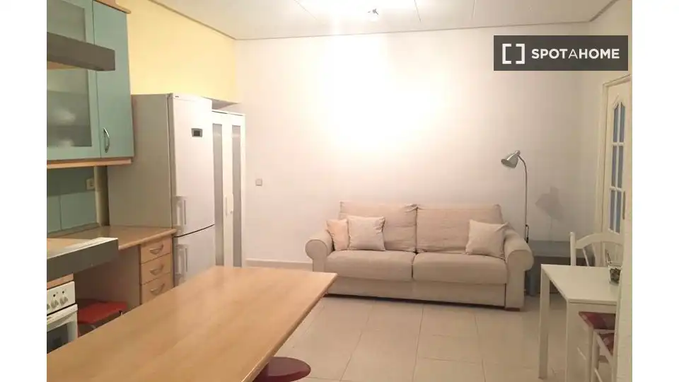 Sala d'estar de Pis de lloguer en Barrio de Salamanca