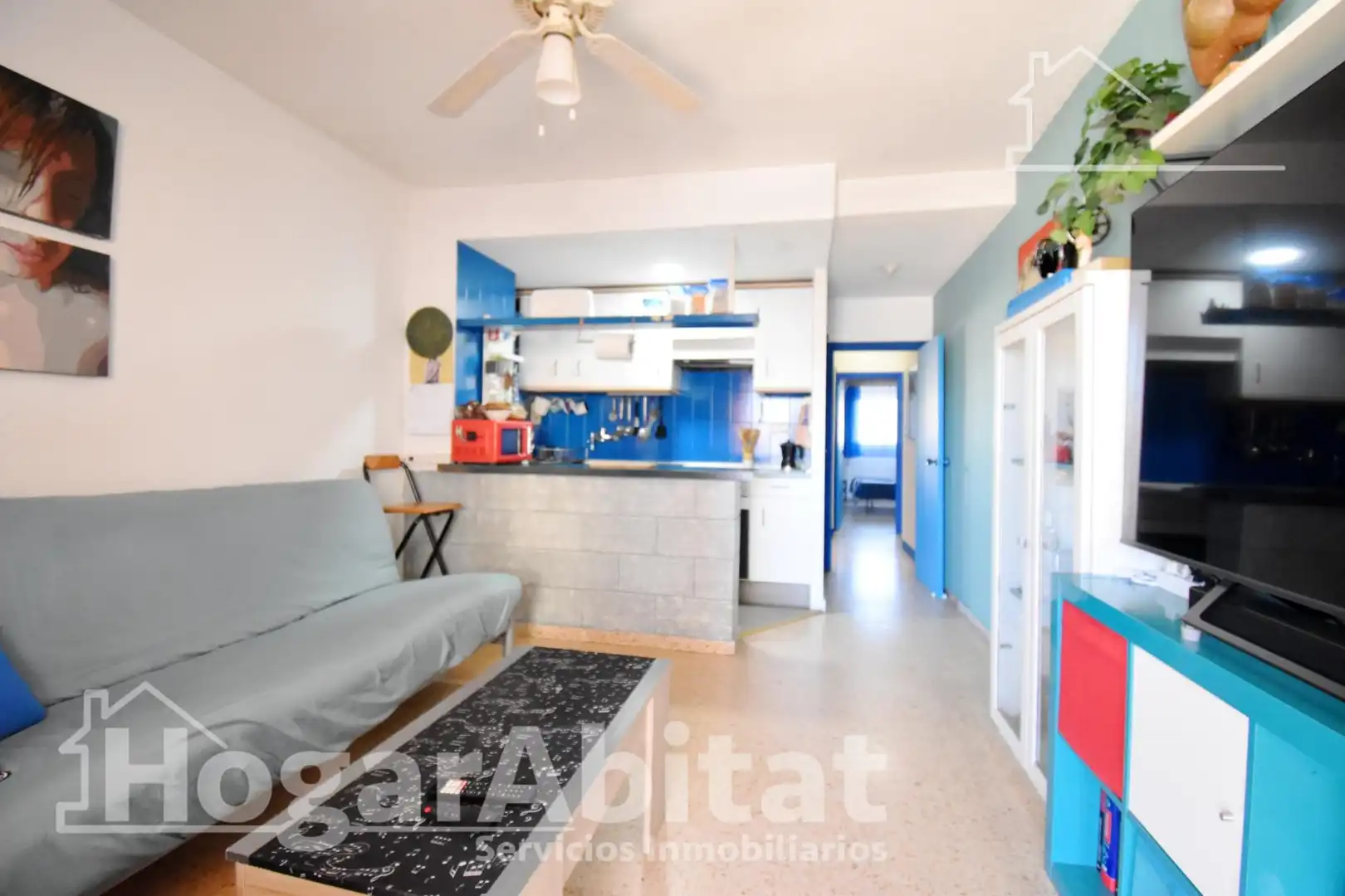 Bedroom of Flat for sale in Bellreguard  with Terrace, Furnished and Community pool