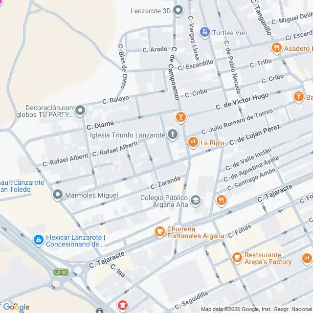Vista exterior de Pis en venda en Arrecife