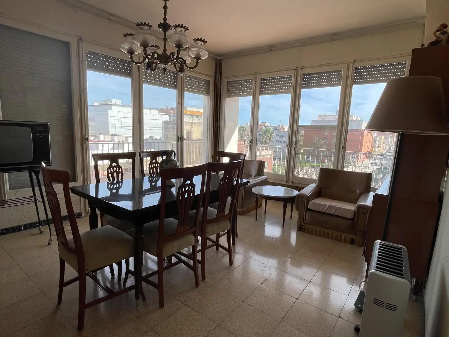 Dining room of Flat for sale in Amposta  with Terrace and Balcony