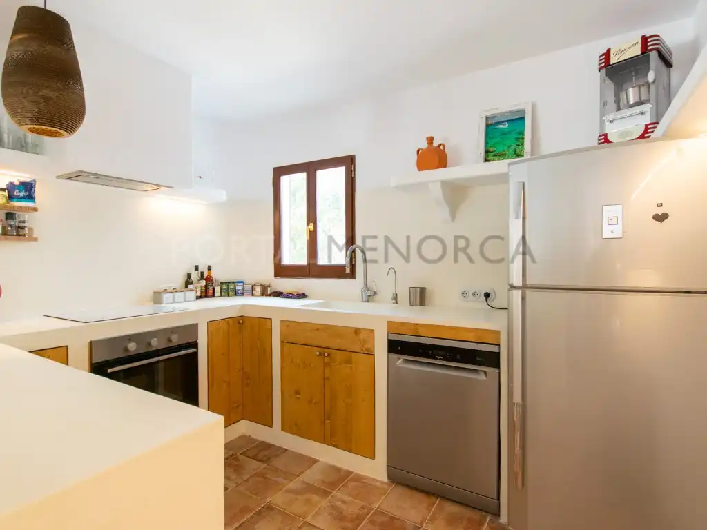 Cocina de Finca rústica en venta en Ferreries con Piscina