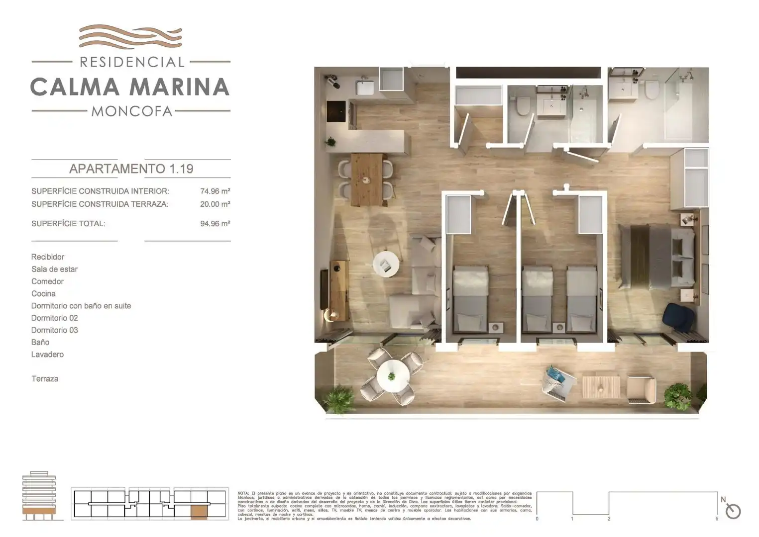 Appartement compact avec piscine à vendre à Moncófar Playa, imagen 36