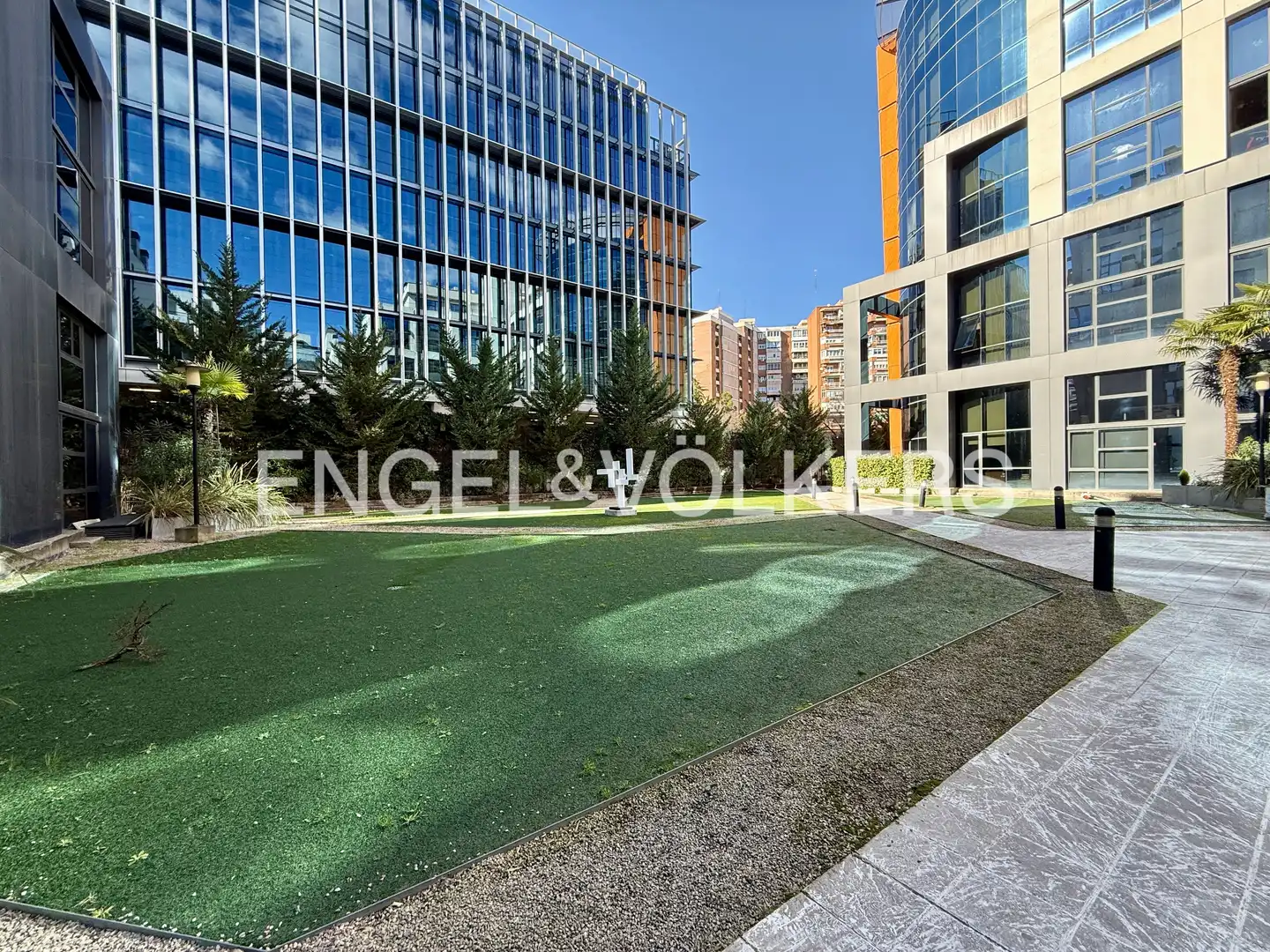 Terrasse von Maisonette zur Miete in Madrid mit Klimaanlage, Heizung und Privatgarten