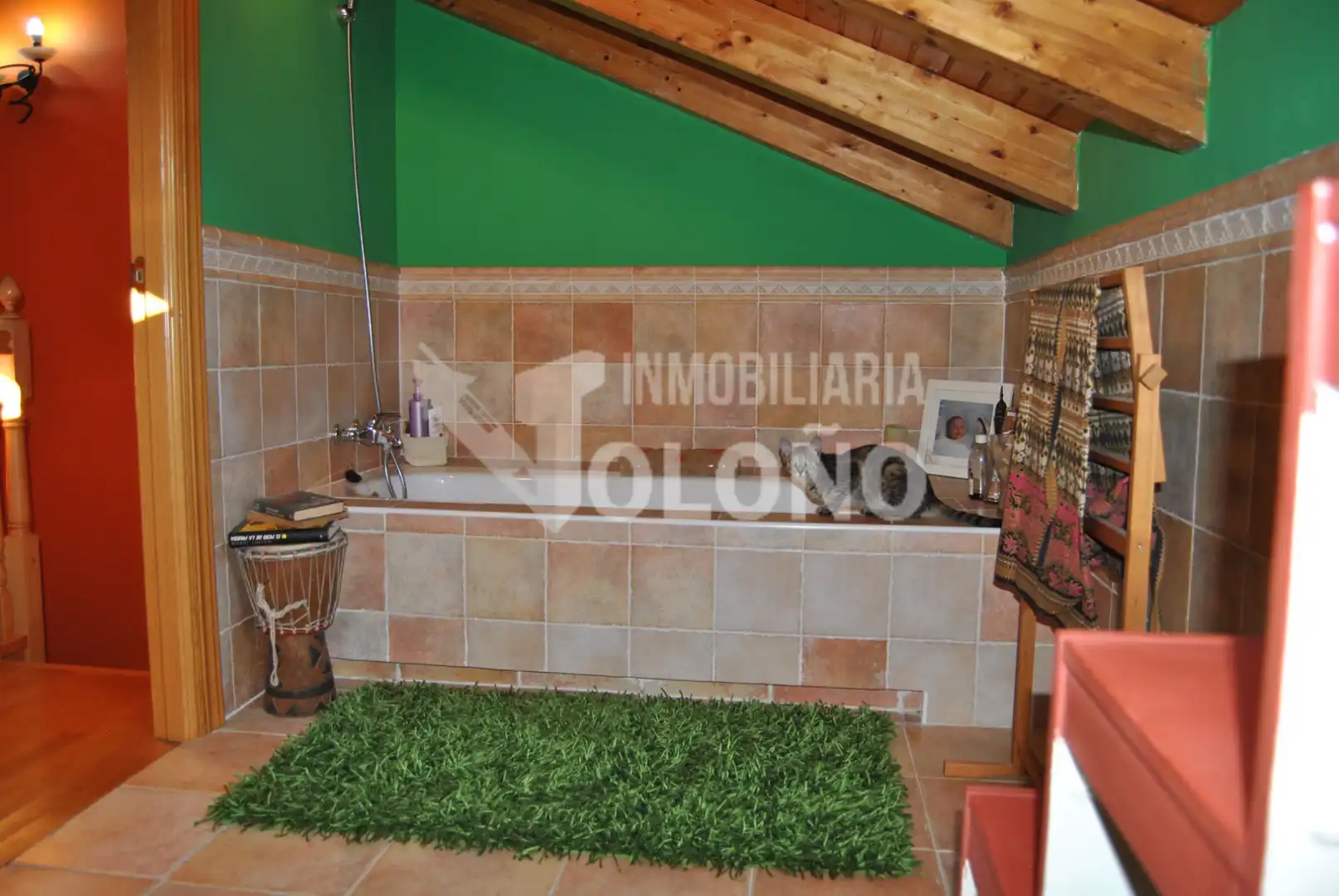 Bany de Casa adosada en venda en Leza amb Calefacció, Jardí privat i Parquet
