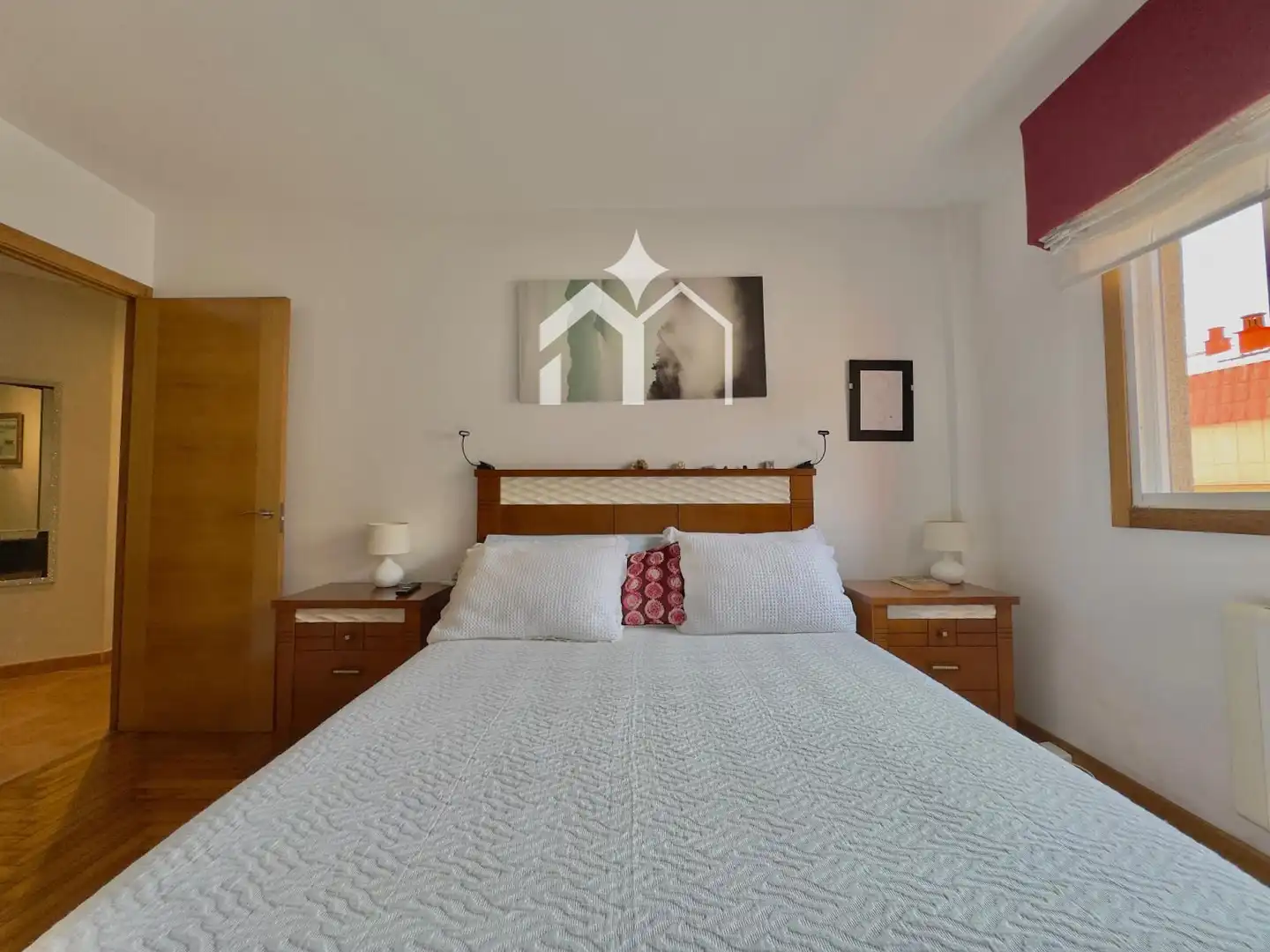 Dormitori de Apartament en venda en Moaña amb Calefacció, Parquet i Terrassa
