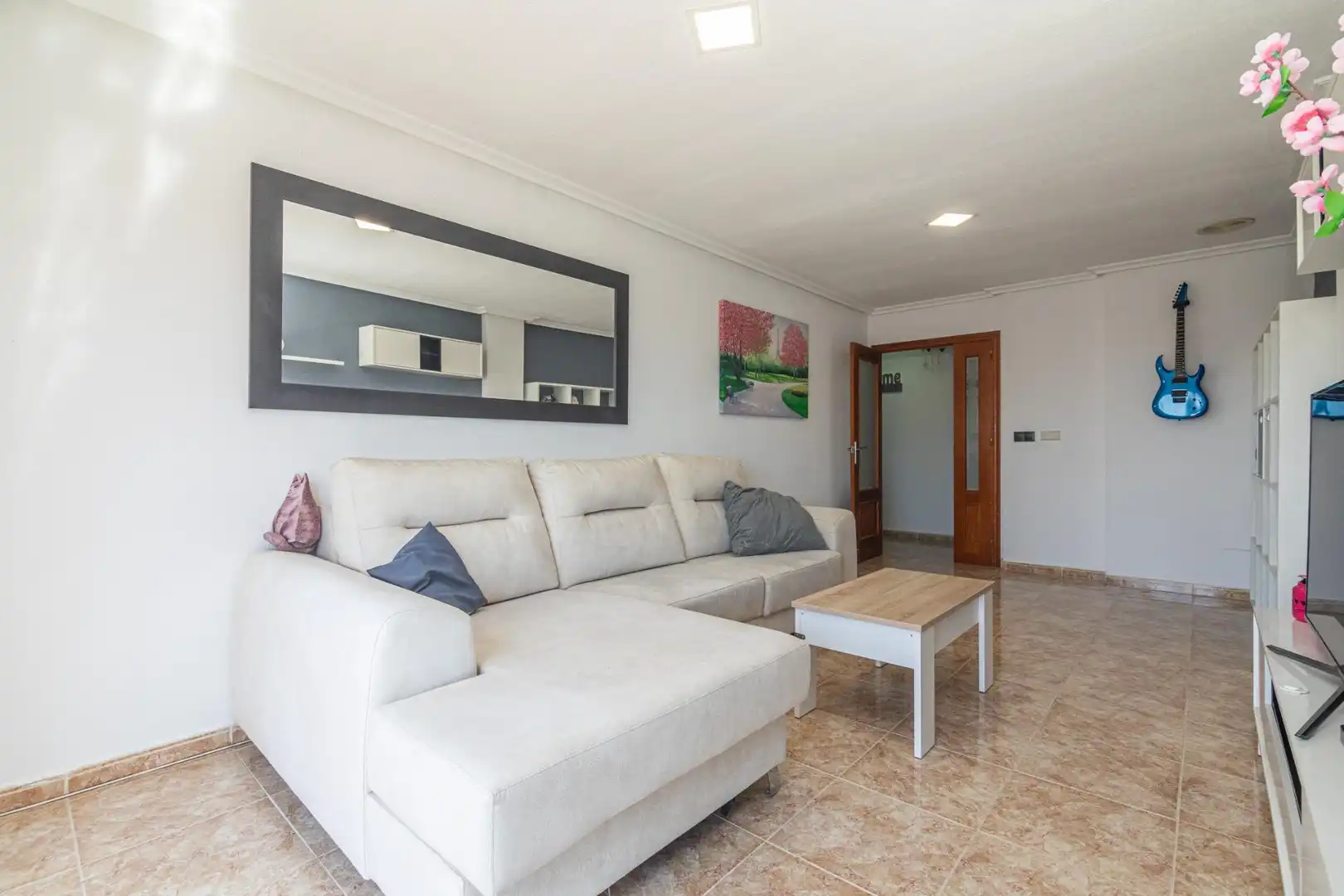 Sala de estar de Piso en venta en Elche / Elx con Calefacción y Balcón