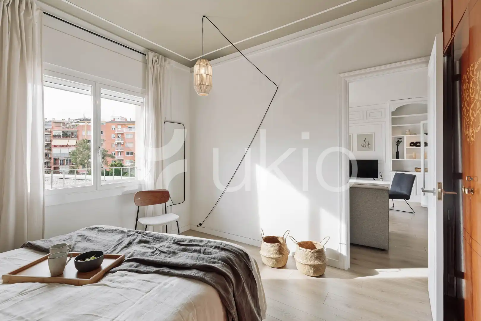 Habitación de Apartamento de alquiler en Barcelona con Aire acondicionado, Calefacción y Terraza