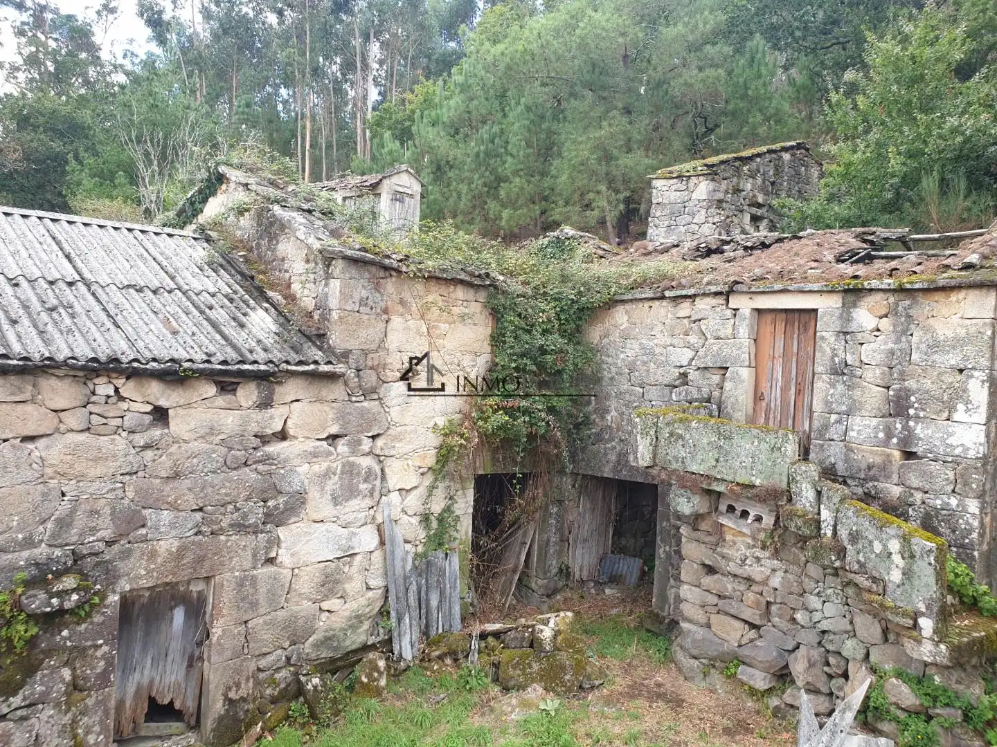 Vista exterior de Casa o chalet en venta en Campo Lameiro con Jardín privado