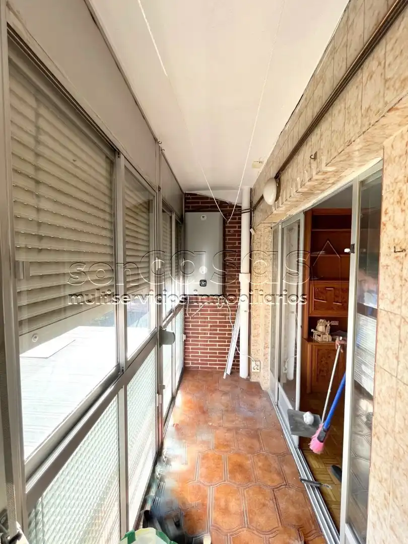 Balcony of Flat for sale in Madrid  with Heating, Parquet flooring and Terrace