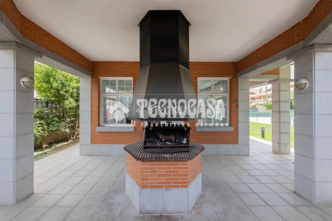 Terrace of Detached homes for sale in San Agustín del Guadalix  with Air Conditioner, Heating and Private garden
