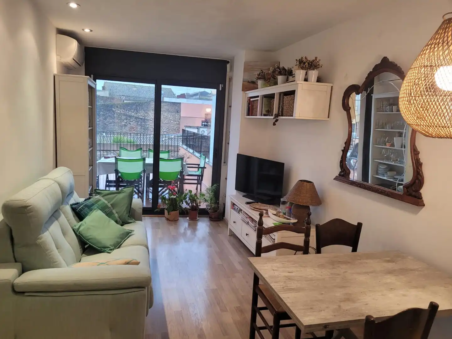 Wohnzimmer von Wohnung zur Miete in Palafrugell mit Heizung, Terrasse und Möbliert