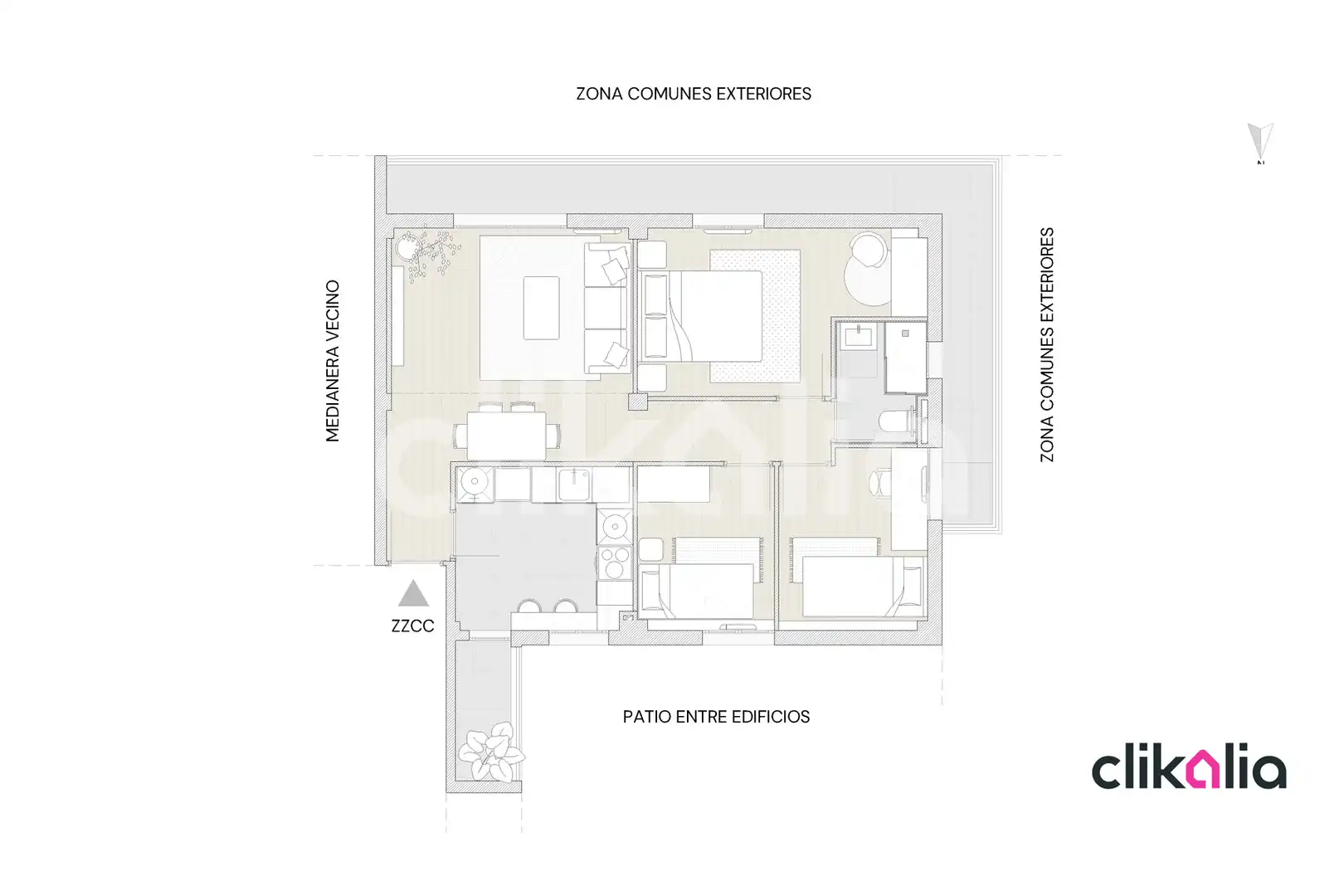 Wohnung zur Miete in Leganés mit Heizung und Terrasse