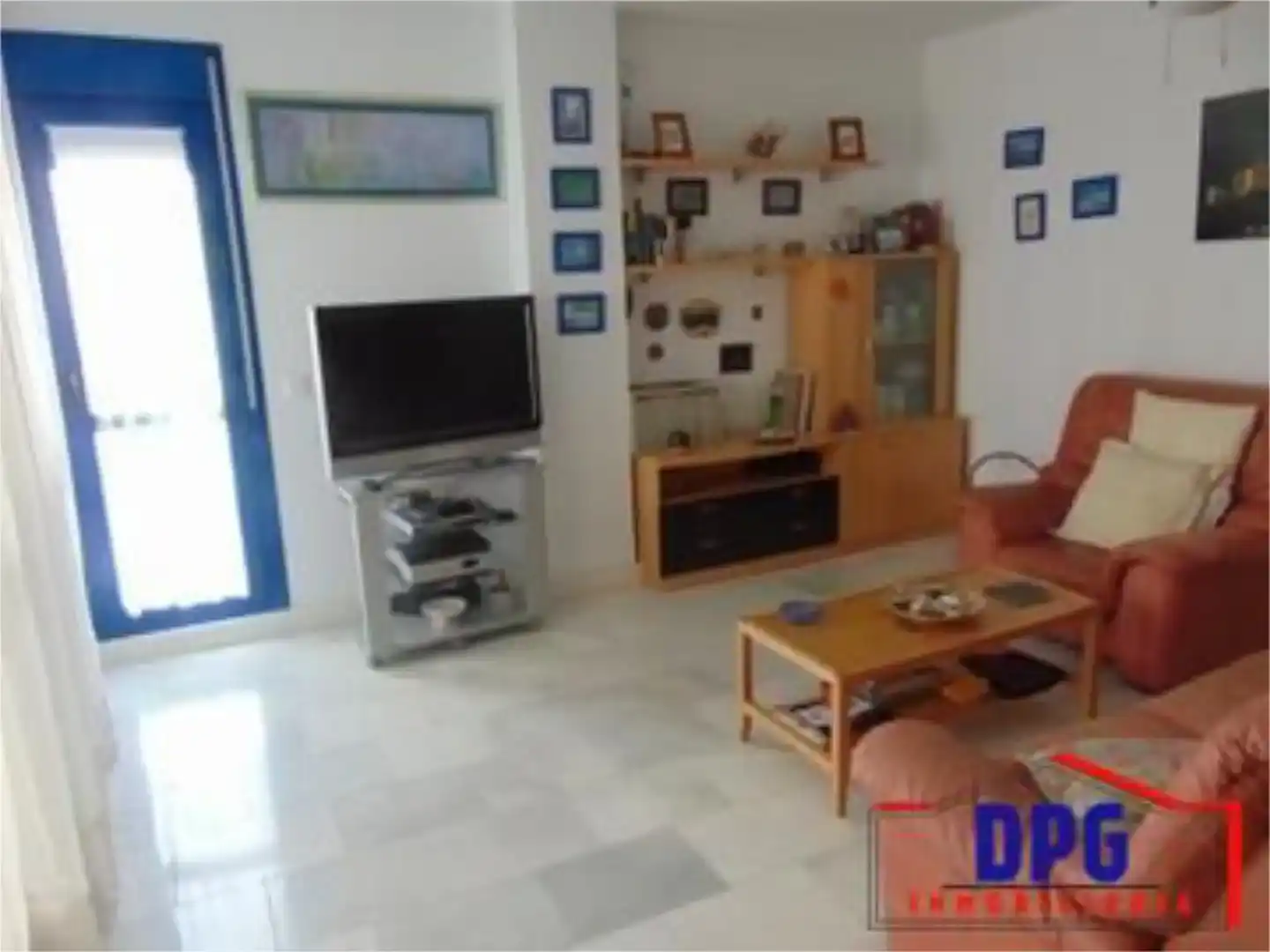 Sala de estar de Ático de alquiler en Garrucha con Aire acondicionado, Trastero y Piscina