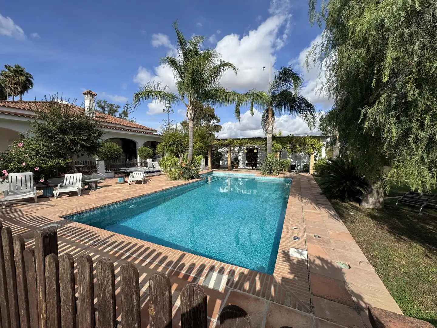 Piscina de Casa o xalet en venda en El Puerto de Santa María amb Jardí privat, Terrassa i Piscina