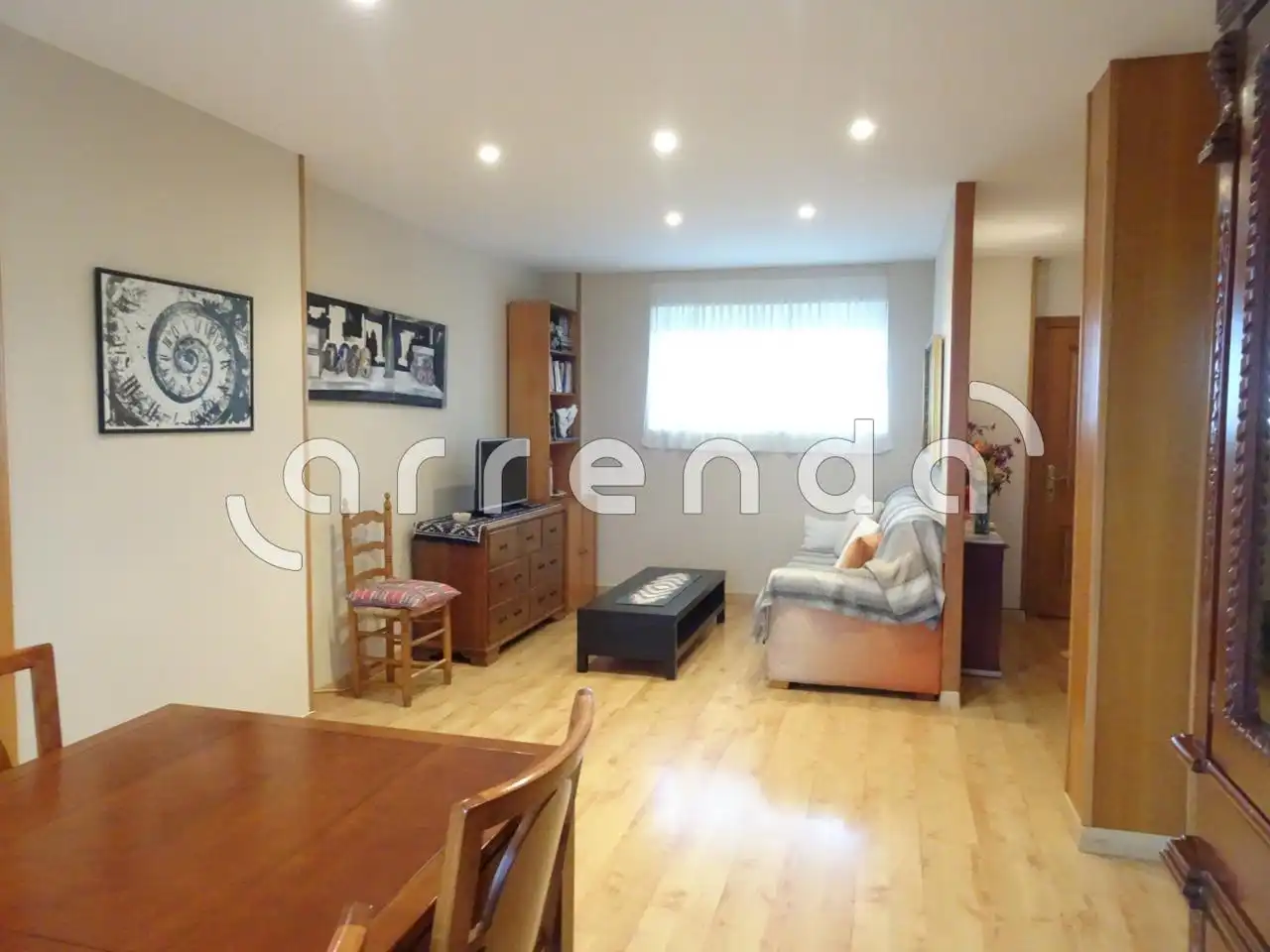 Wohnzimmer von Wohnung zur Miete in Santander mit Heizung, Terrasse und Möbliert