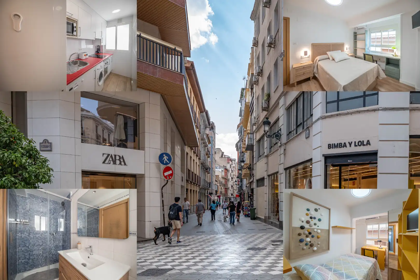 Exterior view of Flat for rent in Granada  with Air Conditioner, Heating and Furnished