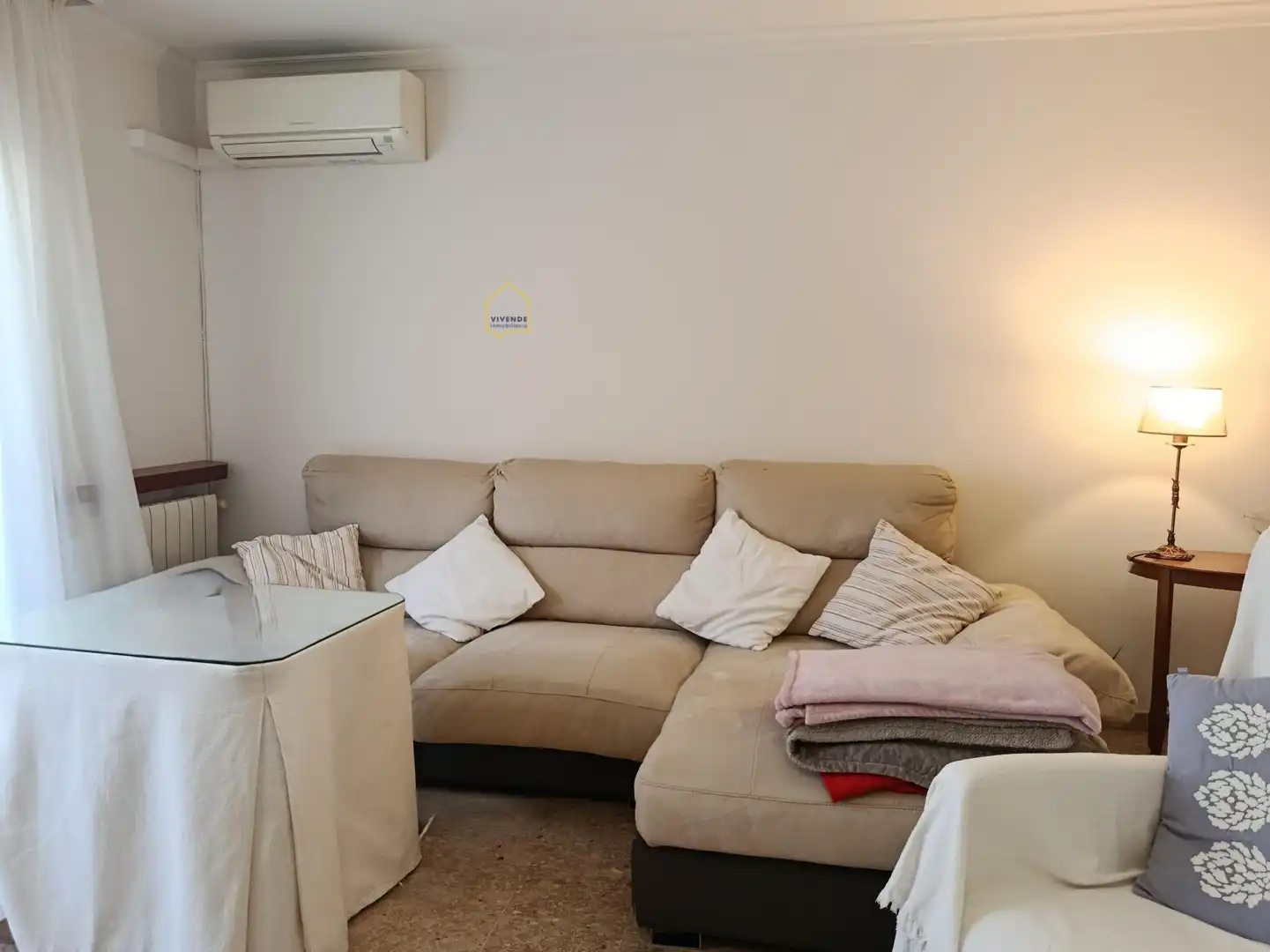 Living room of Duplexes for sale in Lorca  with Air Conditioner, Parquet flooring and Terrace