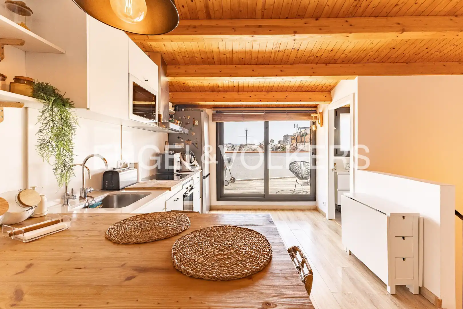 Cocina de Piso en venta en Mataró con Aire acondicionado, Calefacción y Terraza