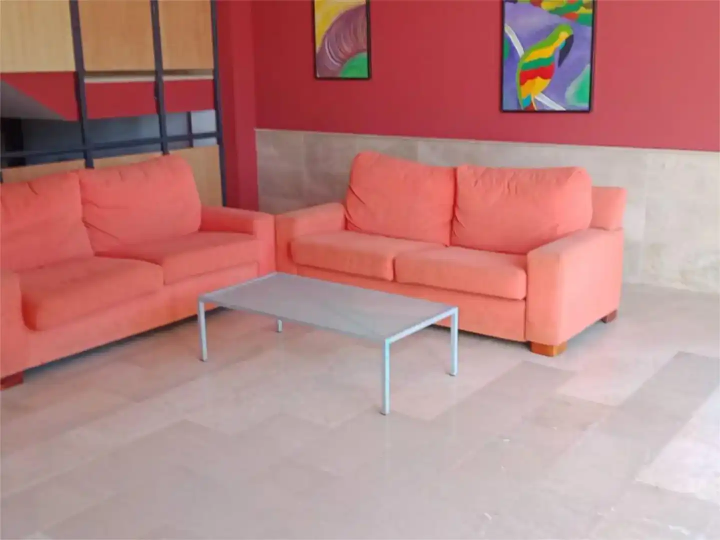 Sala d'estar de Pis de lloguer en Vera amb Aire condicionat, Jardí privat i Piscina
