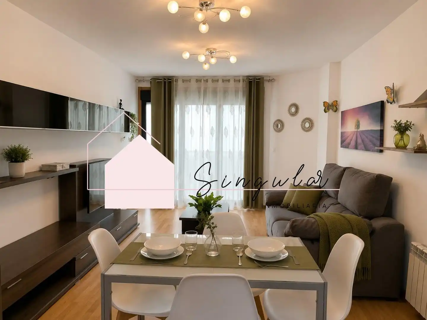 Wohnzimmer von Wohnung zum Verkauf in Vigo  mit Heizung und Abstellraum
