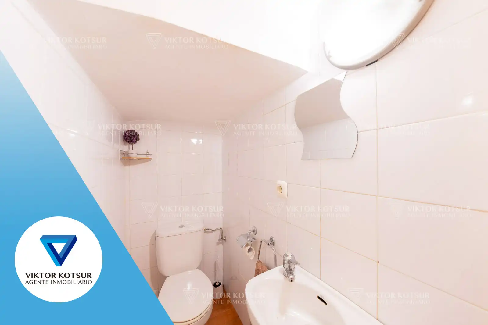 Badezimmer von Maisonette zum Verkauf in Vícar mit Klimaanlage, Terrasse und Abstellraum