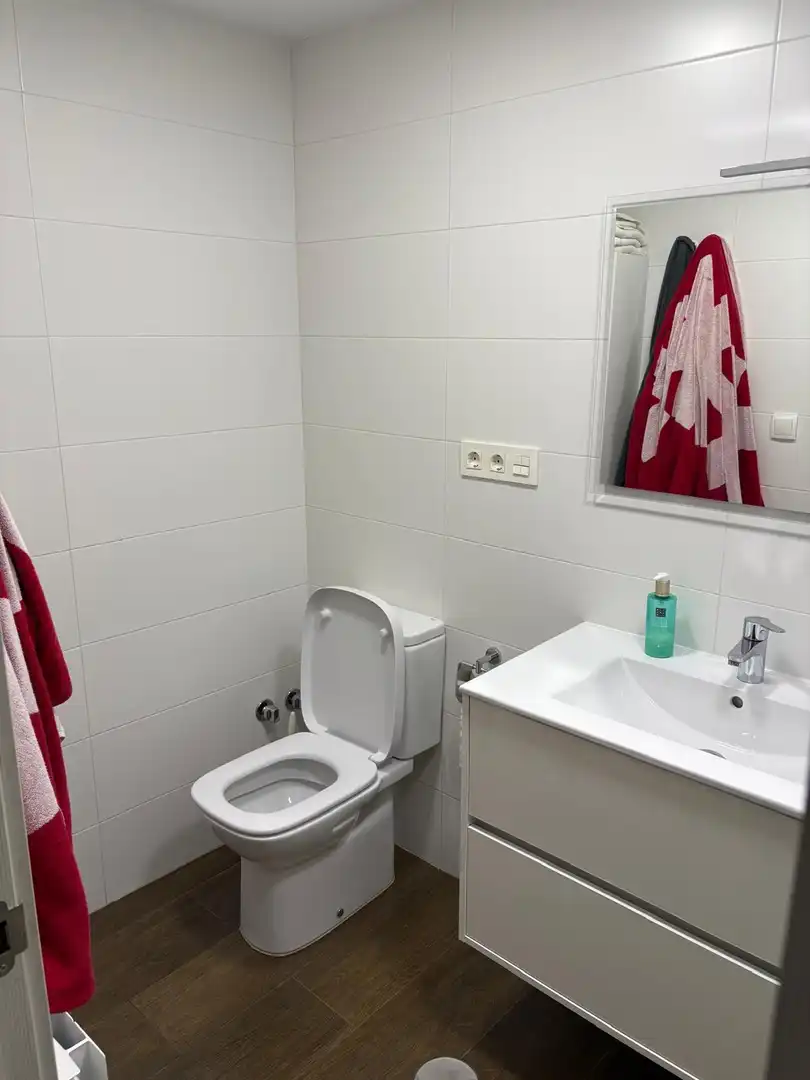 Bathroom of Flat for rent in Granada  with Air Conditioner, Heating and Furnished