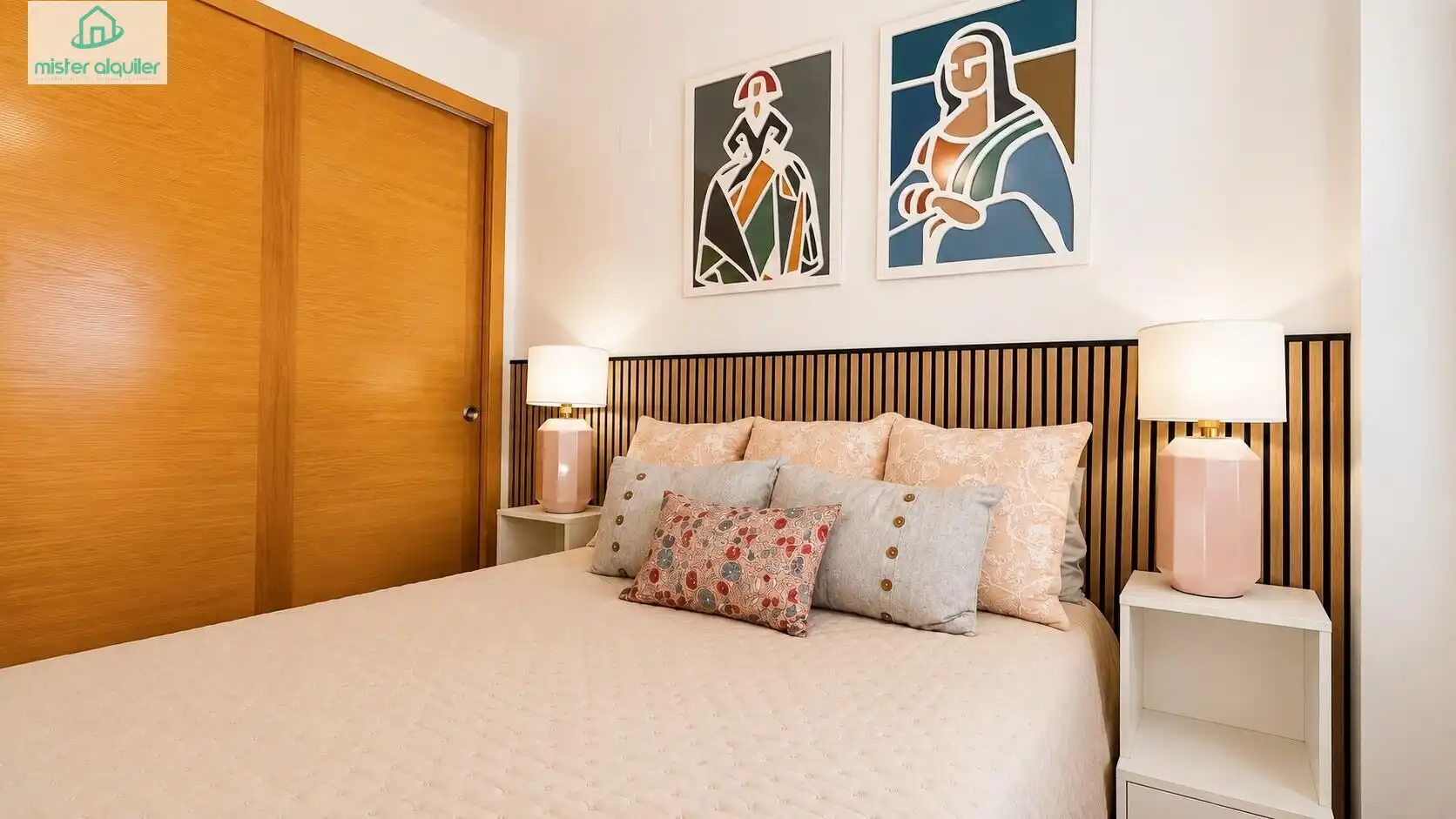 Dormitori de Apartament de lloguer en El Campello amb Aire condicionat, Calefacció i Terrassa