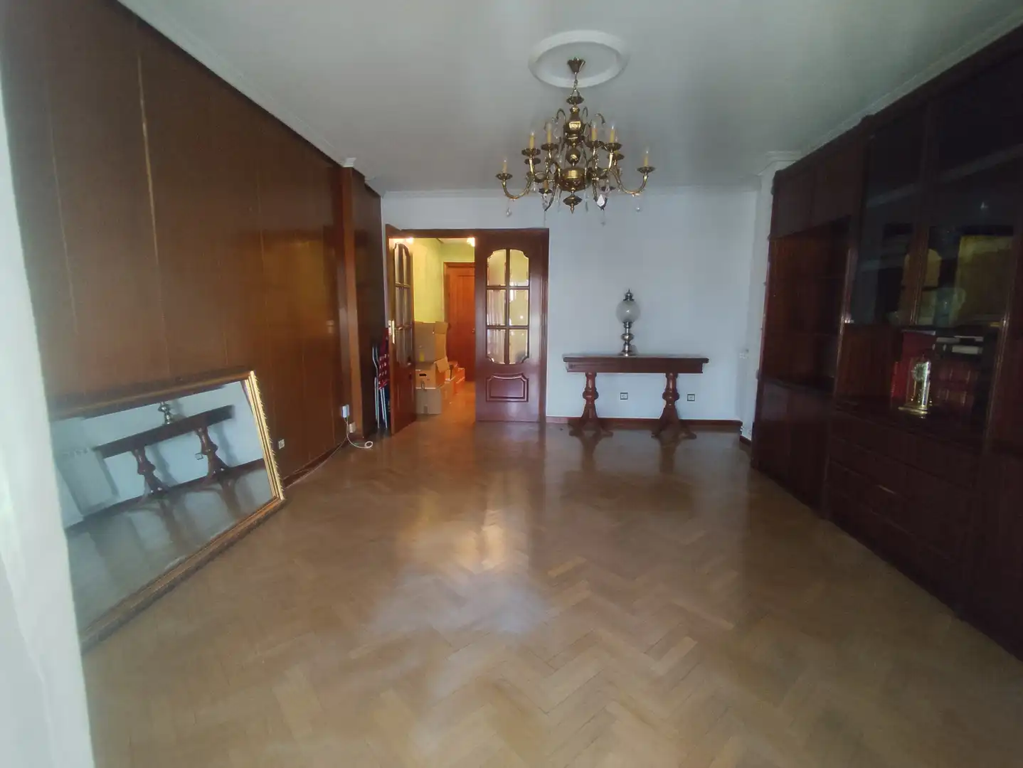 Living room of Flat for sale in Parla  with Air Conditioner, Heating and Parquet flooring