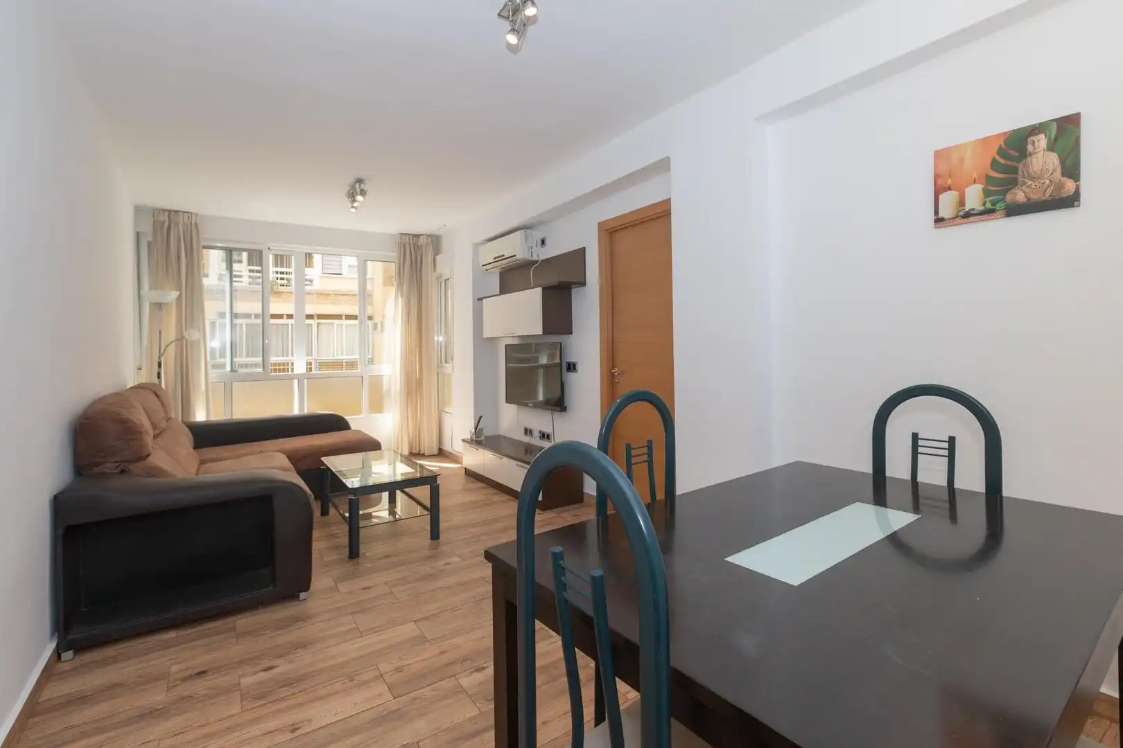 Wohnzimmer von Wohnung zum Verkauf in Málaga mit Klimaanlage